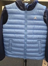 Boy  s Jordan Jumpman Synthetic Fill Puffer Coat Legend Blue Sz M NWT