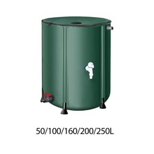 Foldable PVC Rain Barrel for Collecting Rainwater From Gutters, Ideal for