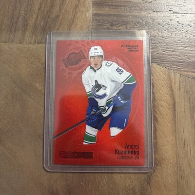 2022-23 SkyBox Metal Universe #200 Andrei Kuzmenko RC Red /100