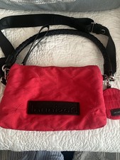 Borsa Disigual a tracolla/tracolla in tessuto rosso brillante