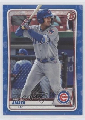 2020 Bowman Draft Blue Border 7/150 Miguel Amaya #BD-80 0us5