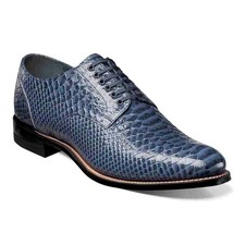 Stacy Adams Shoes Madison Anaconda Plain Toe Oxford Blue Size 10 — photo 2