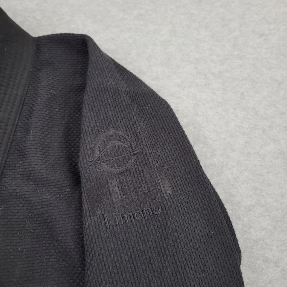 Fuji Gi Top Men A1 Black Fighting Martial Arts BJJ Shirt Martial Arts - Image 4 of 4
