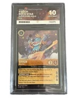 DISNEY LORCANA ROCK STAR STITCH - 23/204 - SUPER RARE HOLO - ACE GRADING 10