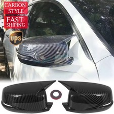 Carbon Fiber Ox Horn Rear View Mirror Cover 2pcs For Honda Accord 9th 2013-2017 Carbon Fiber Ox Horn Rear View Mirror Cover 2pcs For Honda Accord 9th 2013-2017