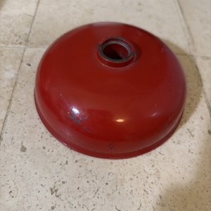 VTG LID ONLY for Oak Acorn Red  Gumball Machine Teardrop/ PearShaped Glass