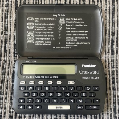 Franklin CWQ-106 Kreuzworträtsellöser & Anagrammfinder - Pocket Electronic