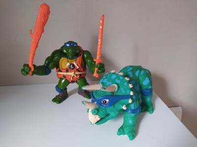 TMNT Schildkröten Ninja Turtles Playmates Cave Leo & Dingy Dino 1992 Teenage Mutant