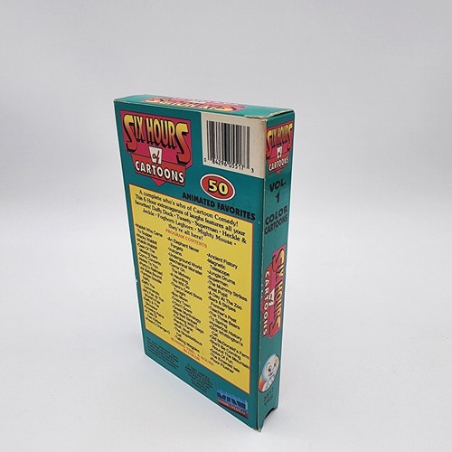 Six Hours Of Cartoons VHS, 90s, Bugs, Woody Woodpecker, Made In USA LOT VOL 1-3 - Picture 4 of 13