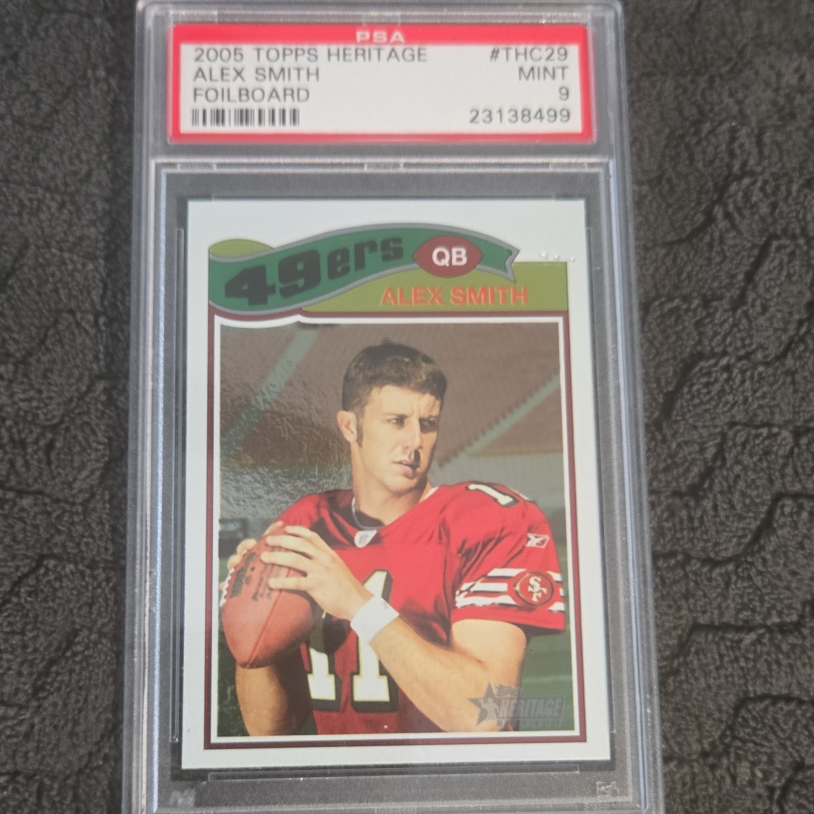 Alex Smith Topps Heritage #THC29 Foilboard