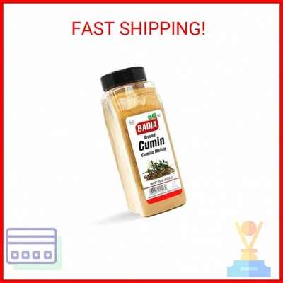 Badia Ground Cumin, 16 oz   Comino Powder for Authentic Aromatic Flavor in Cooki