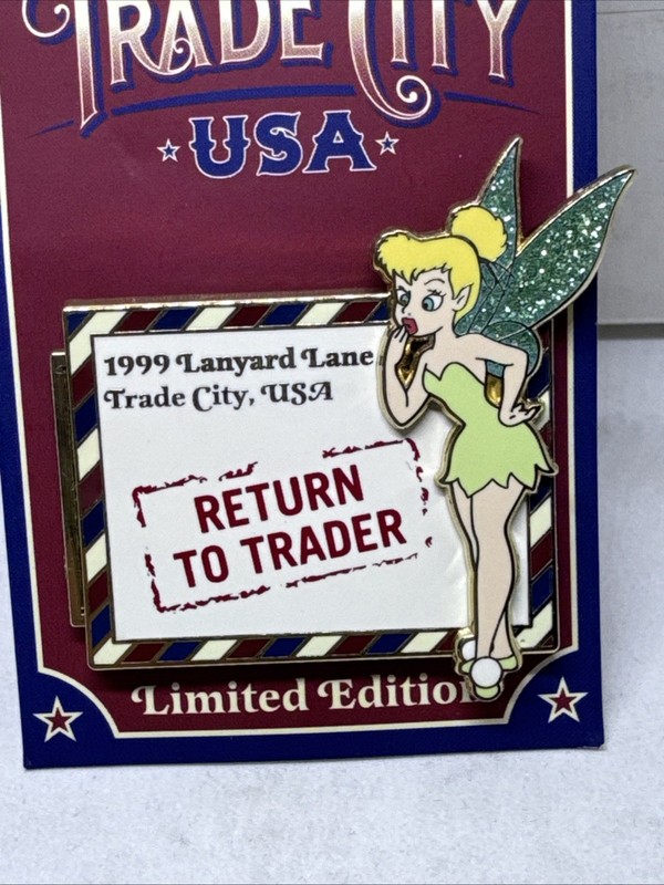 WDW - Tinker Bell - Return To Trader - Trade City, USA - Disney LE 750 Pin 76889