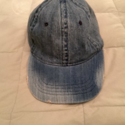 Gap Indigo Washed Denim Baseball Cap One Size