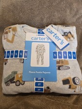 New Carters Fleece Footie Pajamas Size 2t