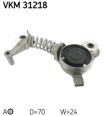 SKF SWEDEN VKM 31218 Belt Tensioner, V-ribbed belt for AUDI