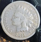 1871 Indian Head Cent 1c Good Better Date