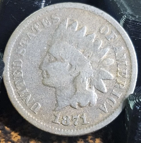 1871 Indian Head Cent 1c Good Better Date