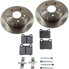 Rear Brake Disc Rotors and Pads Kit for MB Mercedes C Class Mercedes-Benz C220