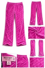 Juicy Couture Pink Velour Logo Lounge Pants Women XL