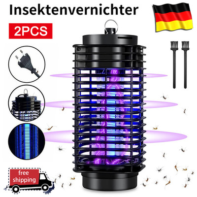 2X UV Insektenvernichter Insektenfalle Elektrisch Insekten Schutz Insektenlampe