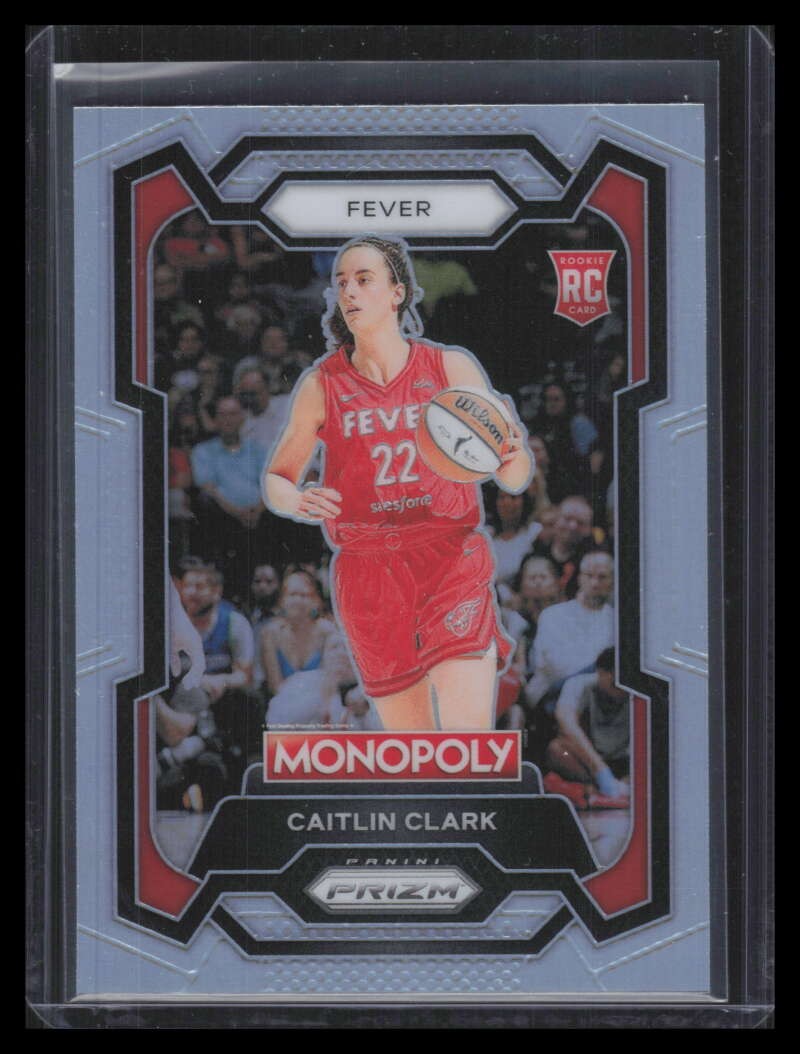 2024 Panini Prizm Monopoly WNBA Prizms Silver Refractor 65 Caitlin Clark Rookie