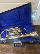 Lark M4051 Euphonium Gold Lacquered Brass 3-Valve Piston with Case No Mouthpiece