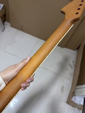 DIY 24inch Roasted Maple Guitar neck 22 Fret Neck Rosewood Fretboard Dot Inlay