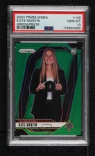 2024 Panini Prizm WNBA Green Prizm Kate Martin #148 PSA 10 GEM MT 13ql