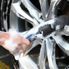 1 Pcs Car Wheel Cleaning Brush Microfiber Tire Rim Detailing Cleaning Tool Usa