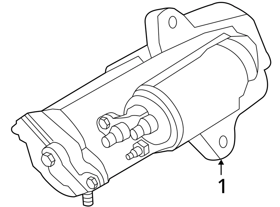 2019-2020 Ford Edge Car Starter Motor Solenoid Oem P65JE - Image 4 of 4