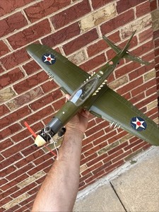 VINTAGE 1962 WEN MAC OLIVE GREEN P-39 AIRCOBRA .049 RTF AIRPLANE