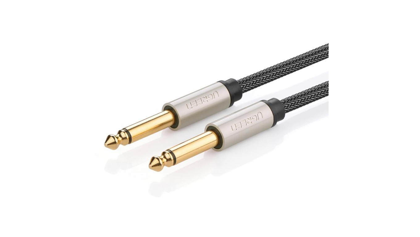 Кабель Ugreen AV128 10638 mono TS jack 635мм разъем 635мм 2 м - szary 3090₽