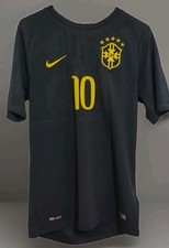 Neymar Jr Brazil Nike 2014 Third Authentic Rare Player Jersey Men  s SMALL