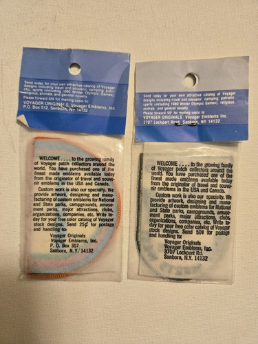 Vtg. Lot of 5 Different Voyager Souvenir Patches Travel States AR IL KS OK MI - Picture 8 of 10