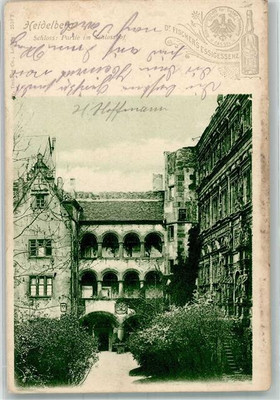 38006717 - 6900 Heidelberg Castle Advertising Fischer's vinegar essence Heidelberg