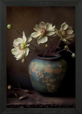 Antike Vase gerahmt Wandbild Poster Leinwanddruck Bild