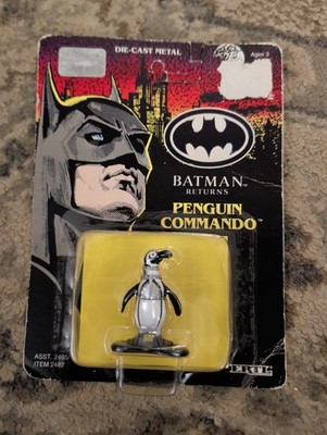 1992 ERTL Batman Returns Penguin Commando Metal Figure MOC