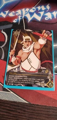 Killer Bee - N-1303 - Super Rare - 1st Edition - Foil Invasion NM/LP - Naruto
