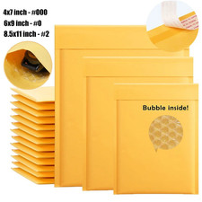  0 000 2 5 Kraft Bubble Mailers Padded Envelopes Shipping Mailing Bags