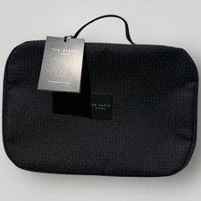 Ted Baker Men’s Wash Bag / Travel Bag - Black - Zipped - New & Unused