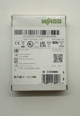 Wago 750-1415/040-000 8-Kanal-Digitaleingang 51259080