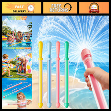 4 Pack Water Blaster Squirt Guns - Fun Fireworks Theme, Outdoor Summer Toys