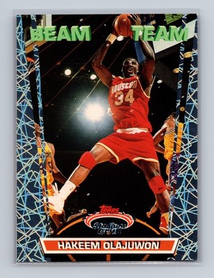 Hakeem Olajuwon 1992-93 Topps Stadium Club - Beam Team #16 Members Only