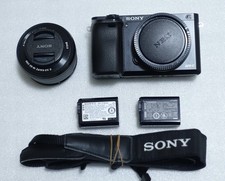 Sony a6000 α6000 ILCE-6000 "Quasi come nuova" nera con obiettivo E PZ 16-50mm...