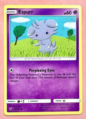 Espurr ~Pretty in Pink & Pastel Gallery~Cute Pokemon Cards