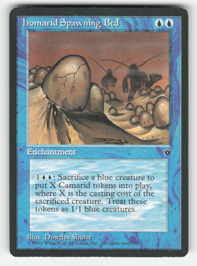 1994 Homarid Spawning Bed Fallen Empires MTG