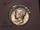 1941 MERCURY DIME GEM BU ORIGINAL COLOR LUSTER POPULAR DATE PQ SHIPS FREE