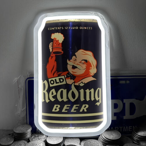 Old Reading Beer Neon Light Sign Bar Club Party Mall  Wall Decor Led 12"x7" H4 - Picture 1 of 5