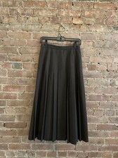 Vintage Polo Ralph Lauren Women  s Pleated Skirt, Sz 10 100 Wool, USA