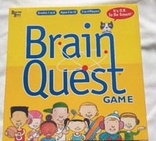 Brain Quest Board Game Grades 1 to 6 University Games 2006 2-4 Players